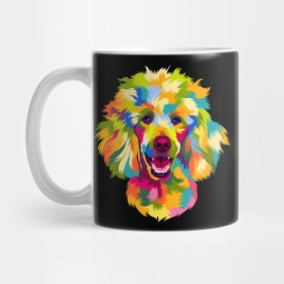 Poodle Dog Pop Art Mug